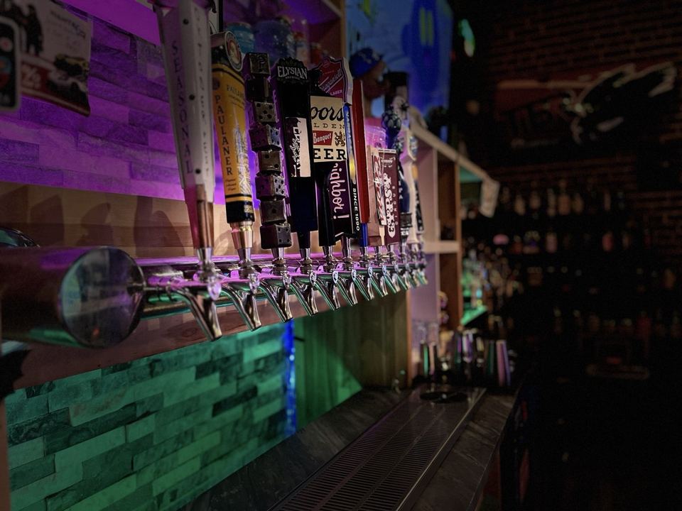 The draft tap wall at wantec VR